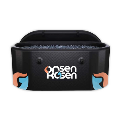 OnsenKosen Dogo Mini 1 Person Therapy Tub with Pro 2HP Dual Chiller/Heater