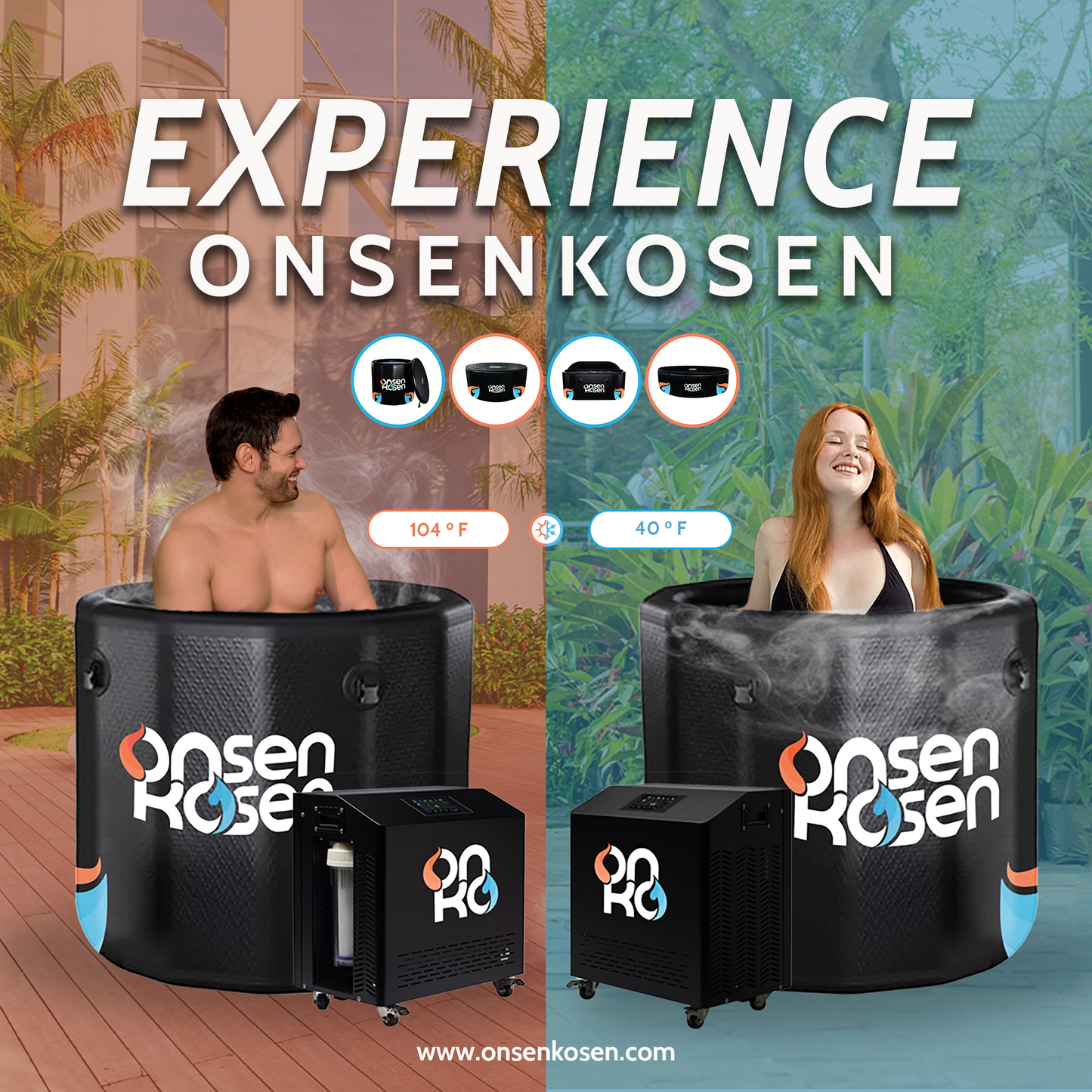 OnsenKosen Pro 1HP Dual Chiller/Heater